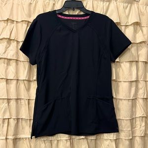 Medium black heartsoul scrub top